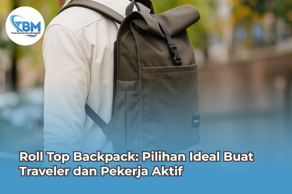 Roll Top Backpack Pilihan Ideal Buat Traveler dan Pekerja Aktif