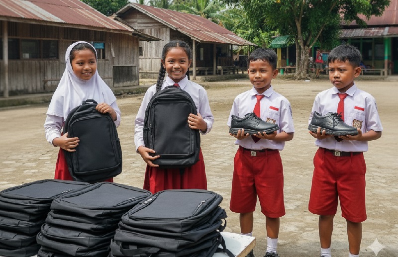Tas dan Sepatu Gratis Bontang Ditarget Rampung Oktober 2025
