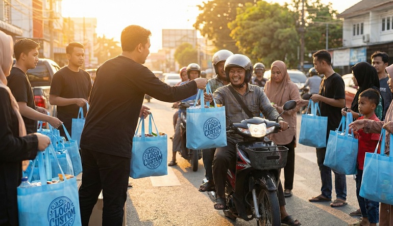 Produksi Tas Bagi Takjil Custom untuk Event Ramadhan