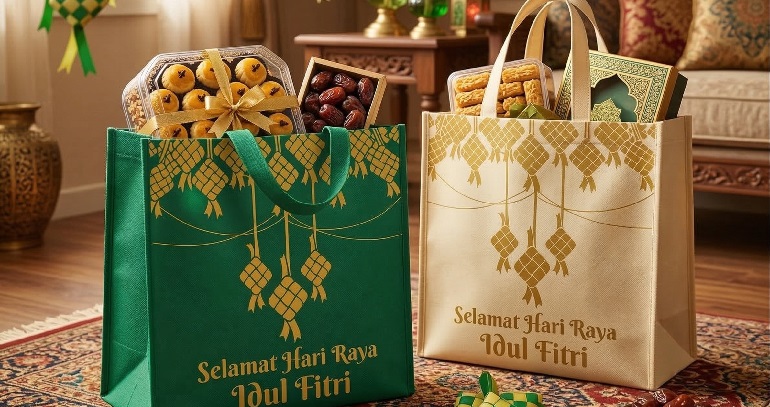 Tas Parcel Lebaran untuk Kemasan Bingkisan yang Lebih Elegan