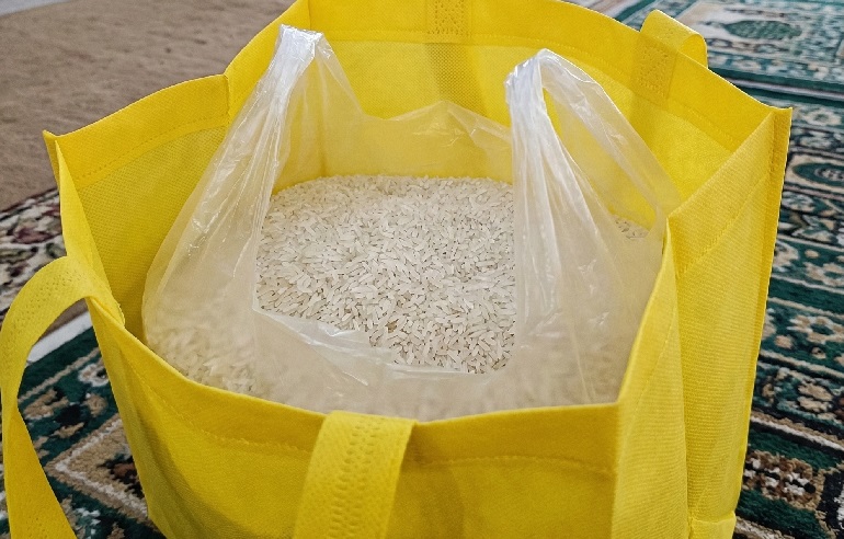 Tas Spunbond Zakat Fitrah Cocok untuk Pembagian Zakat Beras