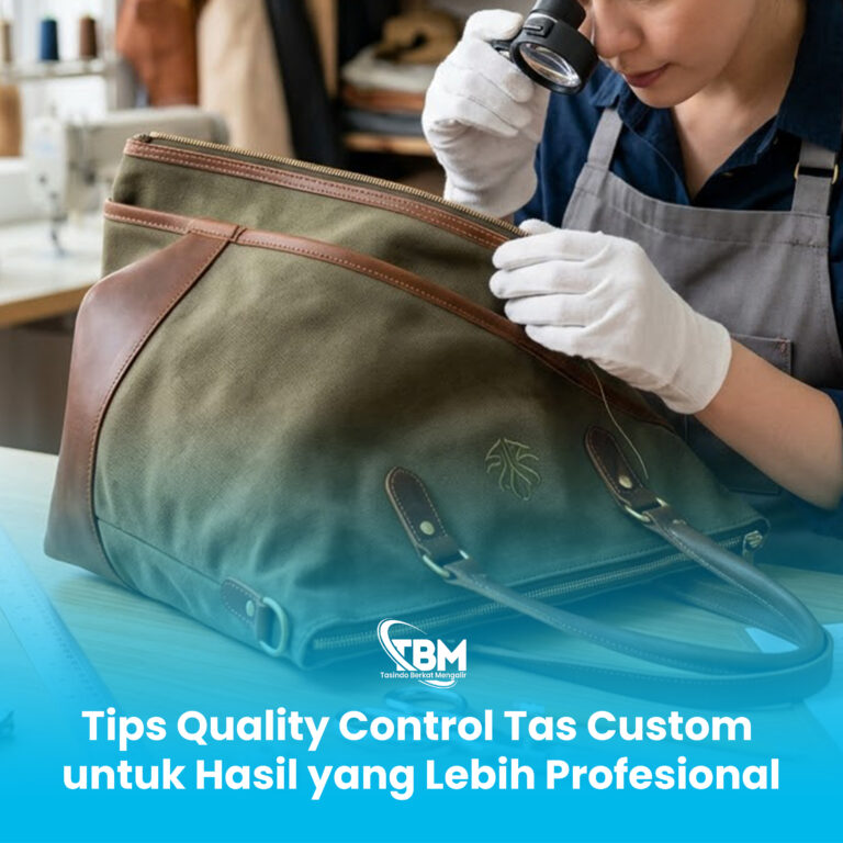 Tips Quality Control Tas Custom untuk Hasil yang Lebih Profesional