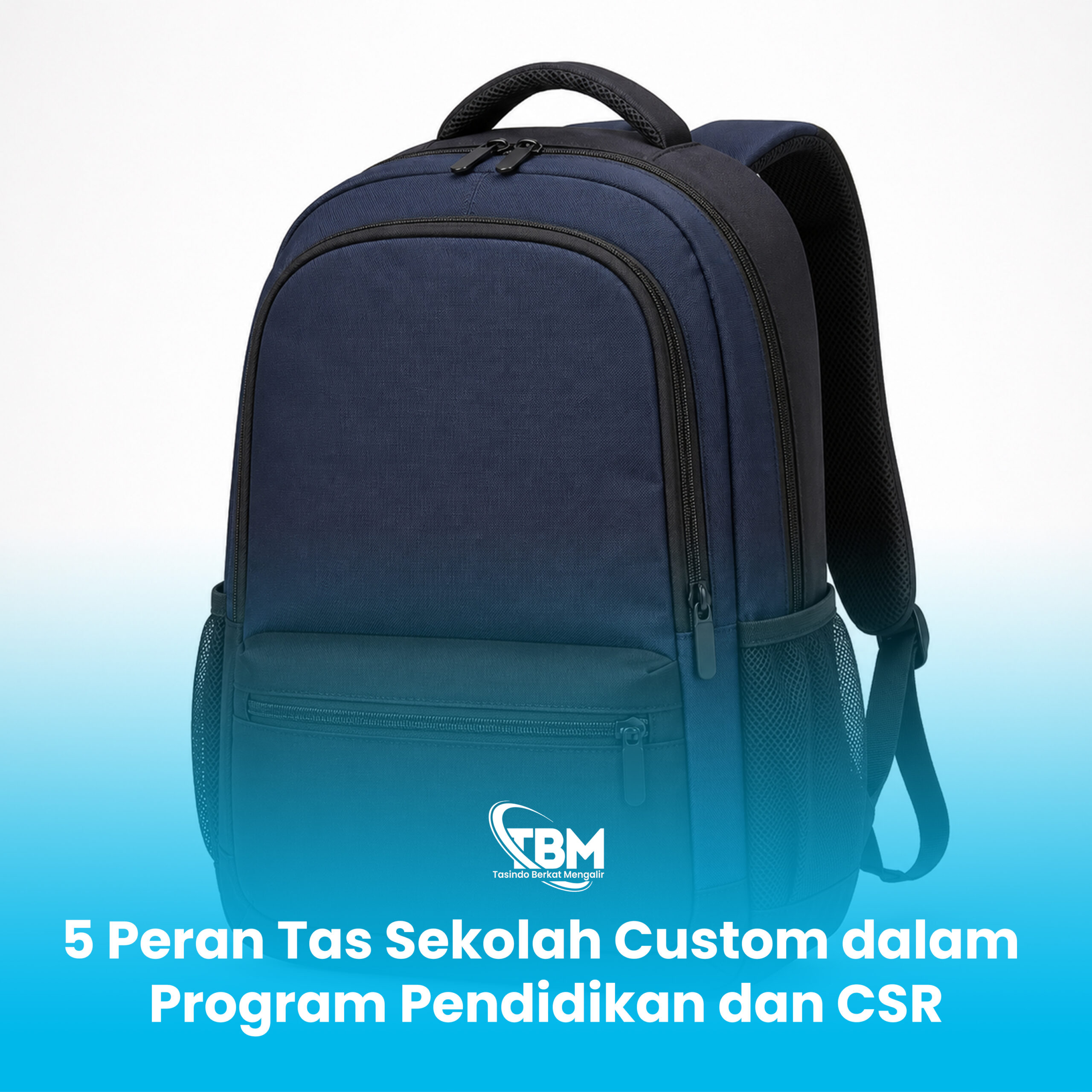 5 Peran Tas Sekolah Custom dalam Program Pendidikan dan CSR