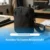 Contoh produk konveksi tas custom dengan logo brand pada slingbag hitam