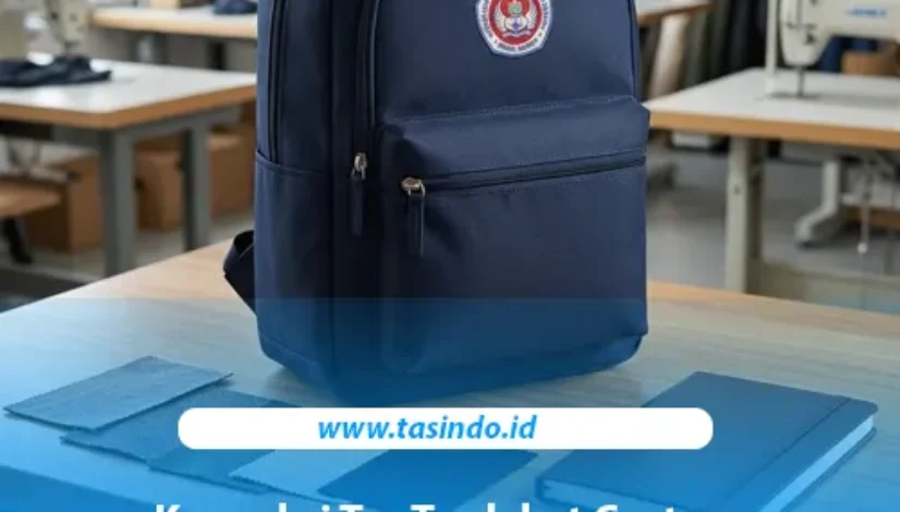 Contoh produk ransel custom dari konveksi tas Tasindo Surabaya