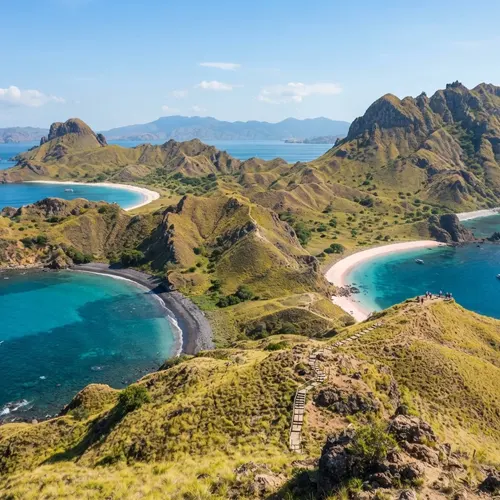 Panorama Pulau Padar Labuan Bajo untuk inspirasi liburan Indonesia