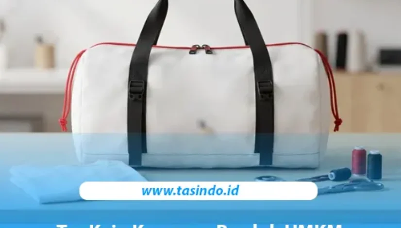 Pouch custom dari Tasindo sebagai inspirasi tas kain untuk kemasan produk UMKM