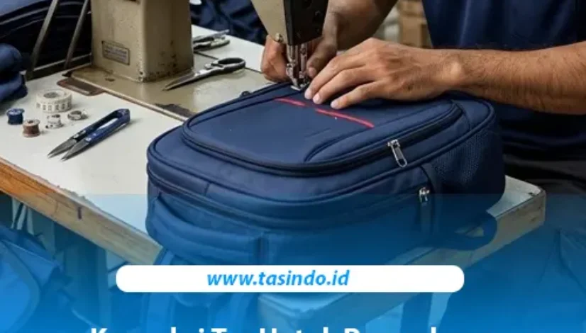 Proses pembuatan tas custom di konveksi tas Tasindo Surabaya