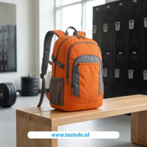 Ransel SportPack oranye referensi Tasindo untuk aktivitas olahraga dan komunitas