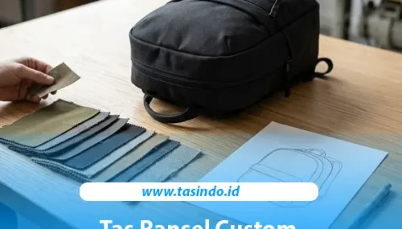 Ransel custom untuk organisasi mahasiswa dari katalog Tasindo