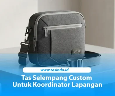 Tas selempang custom untuk koordinator acara lapangan dan perlengkapan panitia event