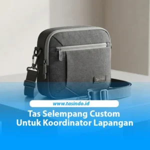 Tas selempang custom untuk koordinator acara lapangan dan perlengkapan panitia event