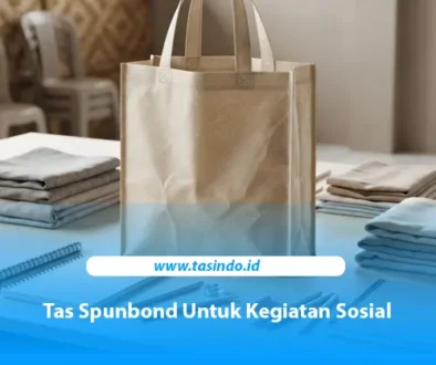 Tas spunbond custom untuk pembagian paket kegiatan sosial dan bantuan perlengkapan