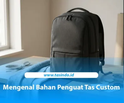Contoh bahan penguat dan interlining untuk mempertahankan struktur tas custom